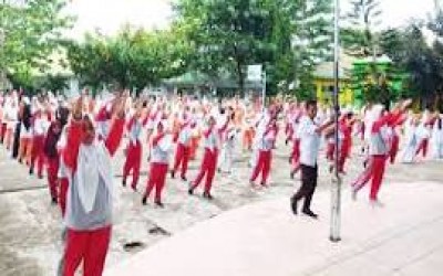 Kegiatan Senam di Sekolah